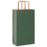 Eco-Friendly Green Paper Bags with Handles - 50 pcs | HiPo Market