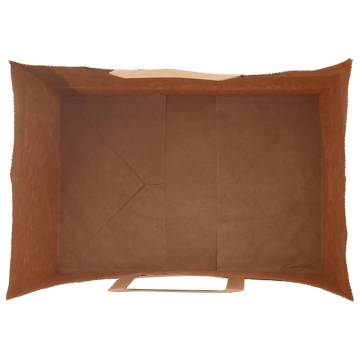 Eco-Friendly Green Paper Bags with Handles - 50 pcs | HipoMarket