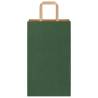 Eco-Friendly Green Paper Bags 250 pcs with Handles - 21x11x36 cm