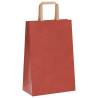 Red Paper Bags with Handles - 50 Pcs | Eco-Friendly Packaging