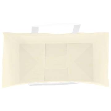 Sustainable Yellow Paper Bags with Handles - 50 pcs | HipoMarket