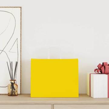 Buy Yellow Paper Bags with Handles - 50 pcs | HipoMarket