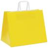 Buy Yellow Paper Bags with Handles - 50 pcs | HipoMarket