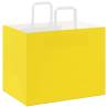 Buy Yellow Paper Bags with Handles - 50 pcs | HipoMarket