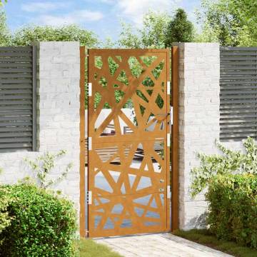 Garden Gate 105x180 cm - Weathering Steel Light Design