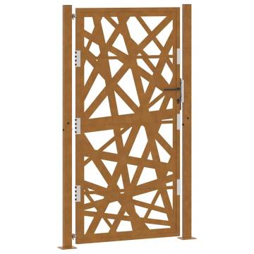 Garden Gate 105x180 cm - Weathering Steel Light Design