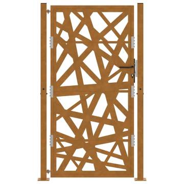 Garden Gate 105x180 cm - Weathering Steel Light Design