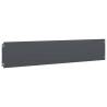 30 Pcs Anthracite Lawn Edgings - Durable Cold-Rolled Steel