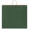 Eco-Friendly Green Paper Bags with Handles – 250 pcs