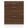 Brown Oak Kitchen Base Cabinet - Stylish & Durable Storage