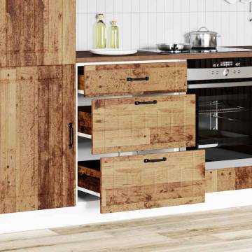 Kitchen Base Cabinet Lucca - Old Wood Engineered Wood