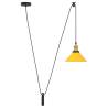 Stylish Adjustable Yellow Pendant Lamp - E27 | HipoMarket