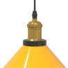 Stylish Adjustable Yellow Pendant Lamp - E27 | HipoMarket