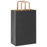 Paper Bags 50 Pcs with Handles Black - Durable & Eco-Friendly