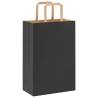 Paper Bags 50 Pcs with Handles Black - Durable & Eco-Friendly