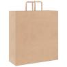 Brown Paper Bags with Handles - 250 pcs - Eco-Friendly Packaging