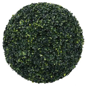 Artificial Boxwood Balls with LED Lights - 2 pcs Green 52 cm