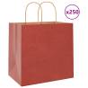  Paper Bags 250 pcs with Handles Red 26x17x25 cm Colour red Size 26 x 17 x 25 cm Quantity in Package 250 