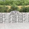 Arched Gabion Baskets 20 pcs 200x30x100/120 cm Galvanised Iron Size 200 x 30 x 100/120 cm Quantity in Package 20 