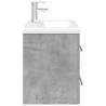 2 Piece Bathroom Furniture Set - Concrete Grey | HipoMarket