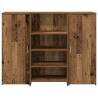 Reception Desk Old Wood 135x50 cm - Versatile Design & Storage