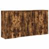 Smoked Oak Reception Desk - 200x50 cm | HipoMarket