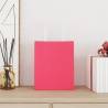 Pink Paper Bags 50 pcs with Handles - Eco-Friendly & Durable