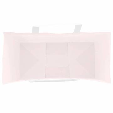 Pink Paper Bags 50 pcs with Handles - Eco-Friendly & Durable