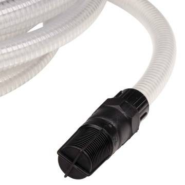 Transparent Suction Hose with PVC Connectors - 10m