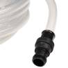 Transparent Suction Hose with PVC Connectors - 10m