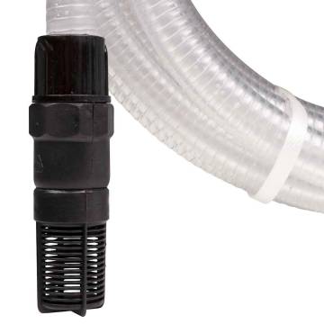 Transparent Suction Hose with PVC Connectors - 10m