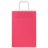 Pink Paper Bags with Handles - 50 pcs | 21x11x31 cm