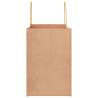 250 Brown Paper Bags with Handles - Eco-Friendly Packaging