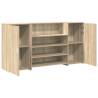 Reception Desk Sonoma Oak - Durable & Versatile Design