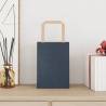 Blue Paper Bags with Handles - 50 pcs | Eco-Friendly Packaging