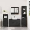 Elegant 3 Piece Bathroom Furniture Set in Black - Hipo Market