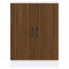 Sink Base Cabinet Lucca - Brown Oak Engineered Wood | Hipo Market