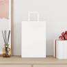 250 White Paper Bags with Handles - Eco-Friendly & Versatile