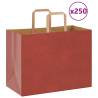  Paper Bags 250 pcs with Handles Red 32x17x25 cm Colour red Size 32 x 17 x 25 cm Quantity in Package 250 