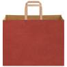 250 Red Paper Bags with Handles - Sustainable & Durable