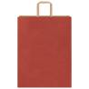 Red Paper Bags with Handles - 50 pcs | Eco-Friendly Packaging