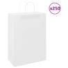  Paper Bags 250 pcs with Handles White 32x17x44 cm Colour white Size 32 x 17 x 44 cm Quantity in Package 250 