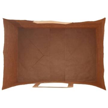 Red Paper Bags with Handles - 250 pcs, 32x22x24 cm