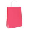 Pink Paper Bags with Handles - 50 pcs | Hipo Market