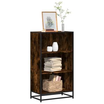 Book Cabinet Smoked Oak 60x35x107.5 cm - Stylish Storage Solution