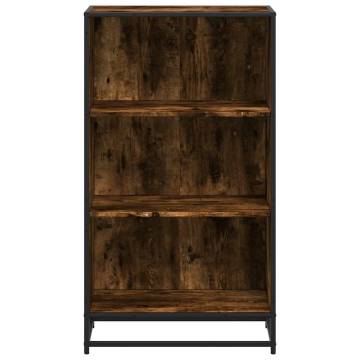 Book Cabinet Smoked Oak 60x35x107.5 cm - Stylish Storage Solution