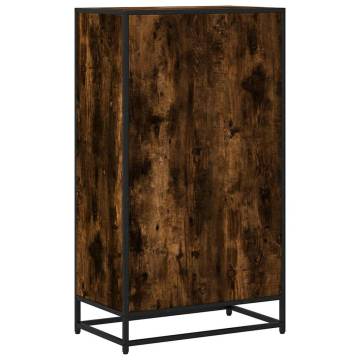 Book Cabinet Smoked Oak 60x35x107.5 cm - Stylish Storage Solution