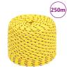 Boat Rope Yellow 8 mm 250 m Polypropylene Colour yellow Quantity in Package 1 Length 250 m Diameter 8 mm 