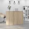 Reception Desk Sonoma Oak - Durable & Stylish | HipoMarket