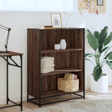 Brown Oak Book Cabinet - Stylish & Durable | Hipo Market